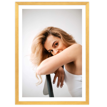 Naturalna ramka drewniana na zdjęcia PINIA 0 21x30 cm