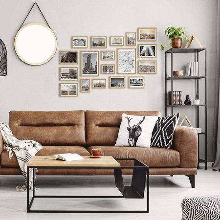 Zestaw ramek w kolorze dębowym Pinia 00 GF0006