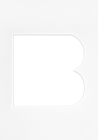 Passe Partout okienko w kształcie LITERKI "B"