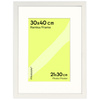 BIAŁA ramka na zdjęcia HEN PASS 1 30x40 cm z passe partout (21x30)