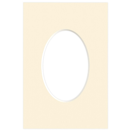 Passe partout 10x15 (6x9) OWAL BEŻOWE BISQUIT