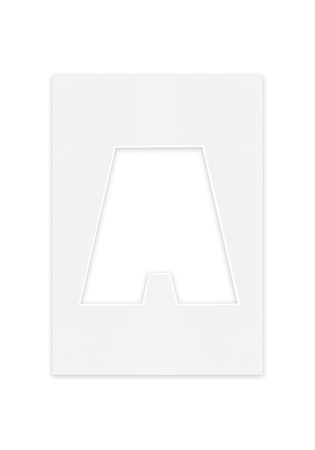 Passe Partout okienko w kształcie LITERKI "A"