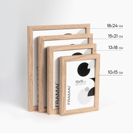 Ramka dębowa na zdjęcia OAK 13x18 cm