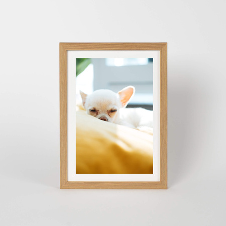 Ramka drewniana kolor dąb PINIA 00 15x21 cm