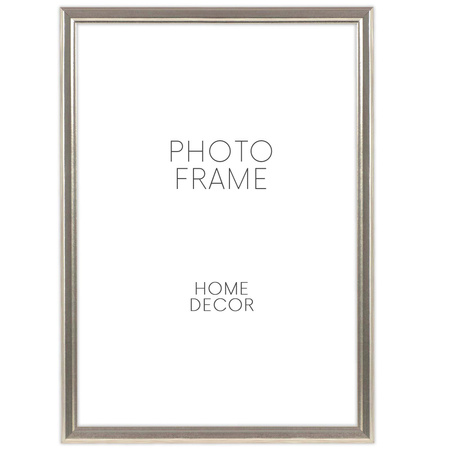 Srebrna ramka drewniana na zdjęcia DRWA FS 21x30 cm