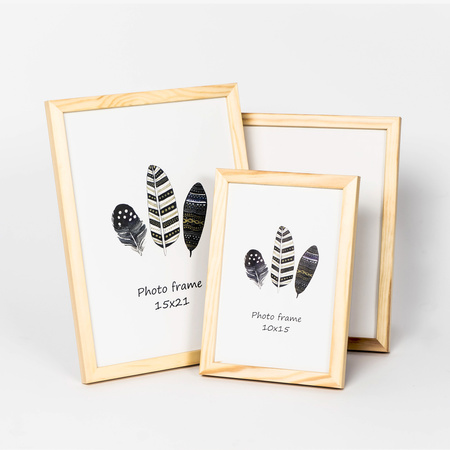 Ramka jasne drewno na zdjęcia NYBYN 0 10x15 cm
