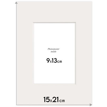 Passe partout 15x21 (9x13) SZARY MGLISTY FOG