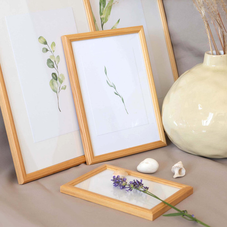 Naturalna ramka drewniana DRWA 0 10x10 cm