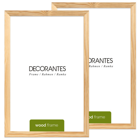 Ramka z drewna surowego na zdjęcia RAW 30x45 cm