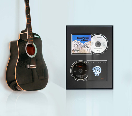 Czarna ramka na płytę CD - 30x40 cm