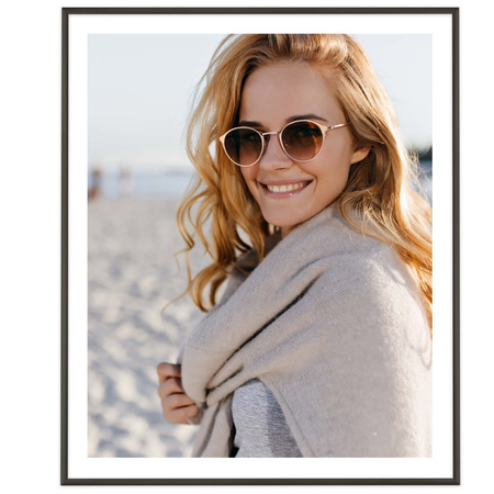 Czarna ramka aluminiowa na zdjęcia Royall 50x60 cm