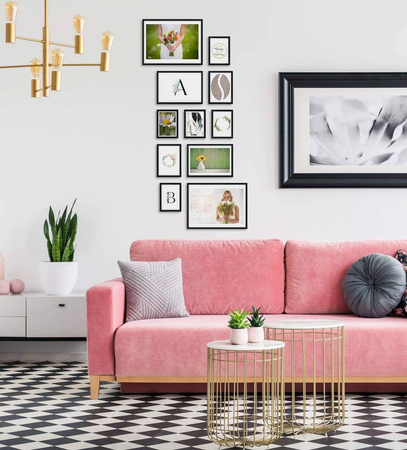 Zestaw czarnych ramek galeria PINIA 2 GF0005