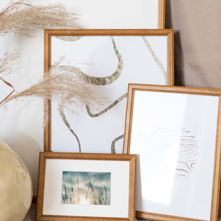 Ramka drewniana DRWA 3 kolor dąb 13x18 cm