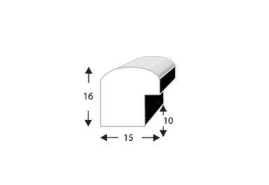 Ramka drewniana na zdjęcia DRI C 4 13x18 cm