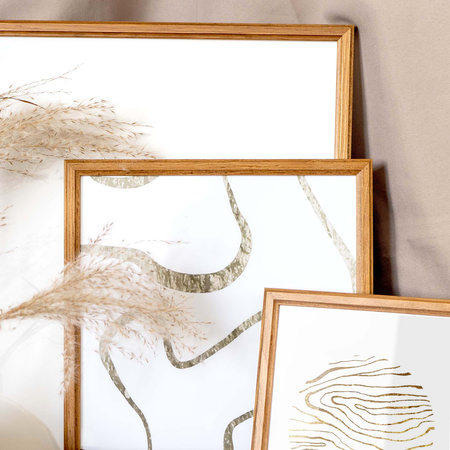 Ramka drewniana DRWA 3 kolor dąb 25x25 cm