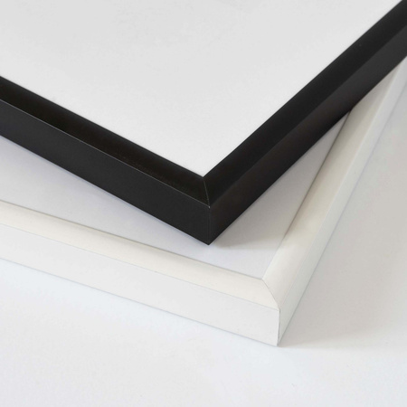 Czarna ramka aluminiowa QAL 60x80 cm