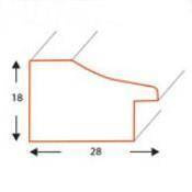 Ramka dębowa na zdjęcia DAB D 0 13x18 cm