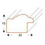 Ramka drewniana na zdjęcia DRI S 10 18x24 cm