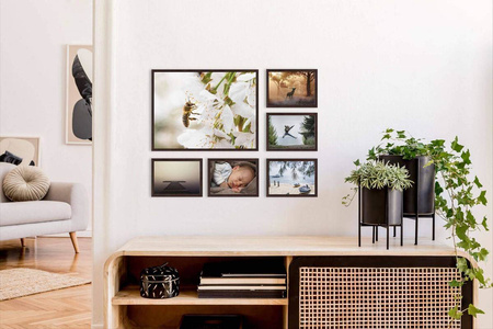 Zestaw brązowych ramek galeria Pinia 4 GF0002