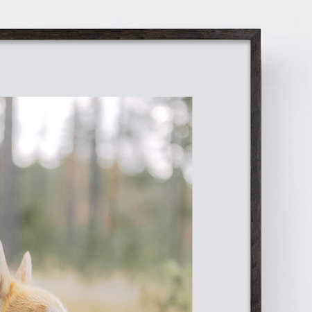 Ramka na zdjęcia drewniana FIT 3 w kolorze brązowym 50x70 cm