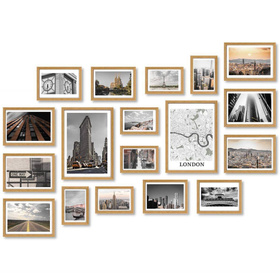 Zestaw ramek w kolorze dębowym Pinia 00 GF0006