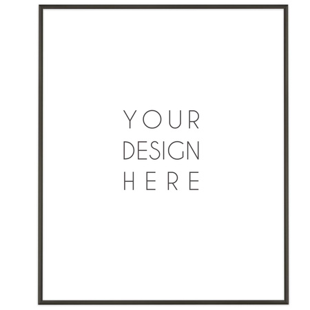 Czarna ramka aluminiowa na zdjęcia Royall 50x60 cm