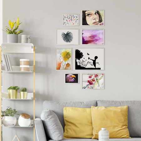 Zestaw srebrnych ramek galeria S GF0009