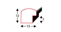 Zestaw brązowych ramek galeria HIT 4 GF0008