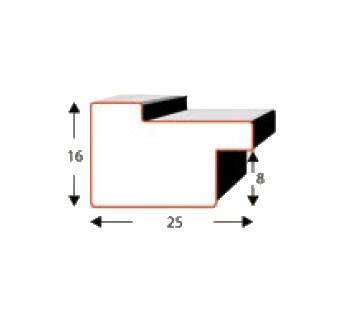 Ramka drewniana na zdjęcia DRL M 5S 15x21 cm