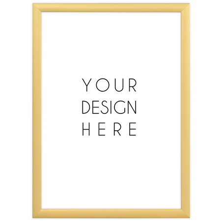 Złota ramka aluminiowa na zdjęcia Royall 15x21 cm