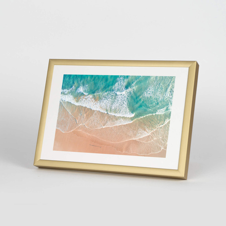 Złota ramka aluminiowa na zdjęcia Royall 15x20 cm