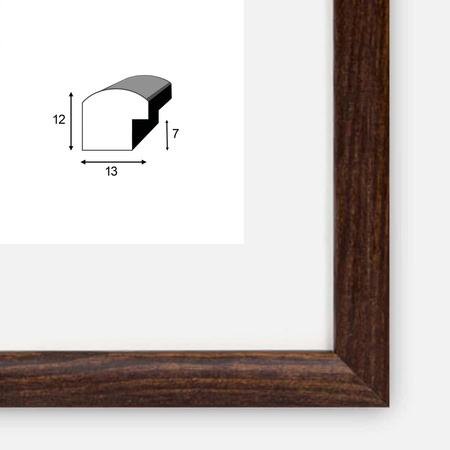 Zestaw brązowych ramek galeria HIT 4 GF0003