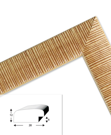 Ramka drewniana na zdjęcia DRL W 0 13x18 cm