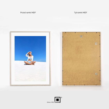 Pakiet 2 szt. białych ramek na zdjęcia 50x70 cm FDM 5
