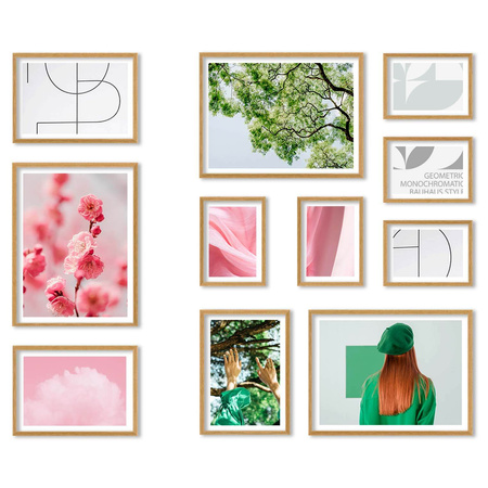Zestaw ramek PINIA 00 GF0038 - galeria ramek na 11 zdjęć