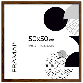 Brązowa ramka na zdjęcia HEN 4 50x50 cm