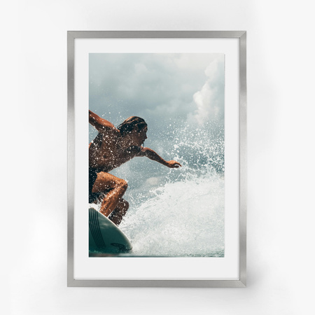 Srebrna ramka na zdjęcia HEN S 40x60 cm