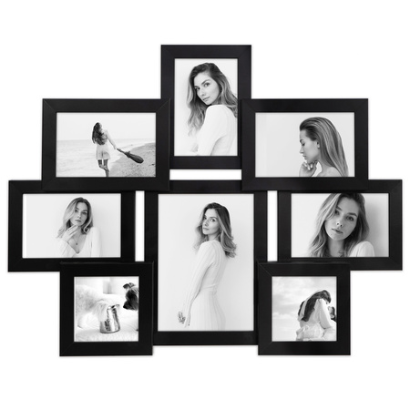 Multirama MULTI HEN 2 ramka na zdjęcia na 8 zdjęć - czarna