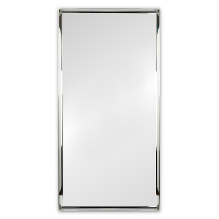 Lustro w ramie srebrnej jasny chrom wiszące LUCA LU-1488