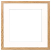 Brązowa ramka na zdjęcia HEN PASS 01 40x40 cm z passe partout (30x30)