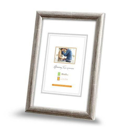Srebrna ramka drewniana na zdjęcia EKO S2 24x30 cm