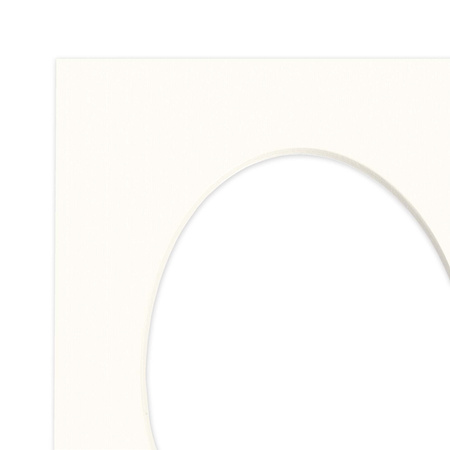 Passe partout 10x15 (6x9) OWAL BIAŁY CHALK