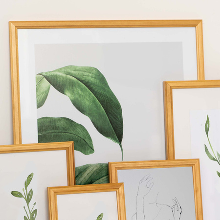 Naturalna ramka drewniana DRWA 0 25x25 cm