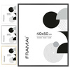 Czarna ramka aluminiowa QAL 40x50 cm