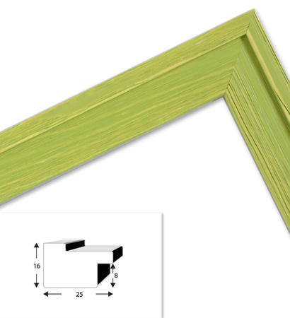 Ramka drewniana na zdjęcia DRL M 14S 10x15 cm