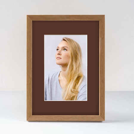 Passe partout 9x13 (5x7) BRĄZOWY CARMEL