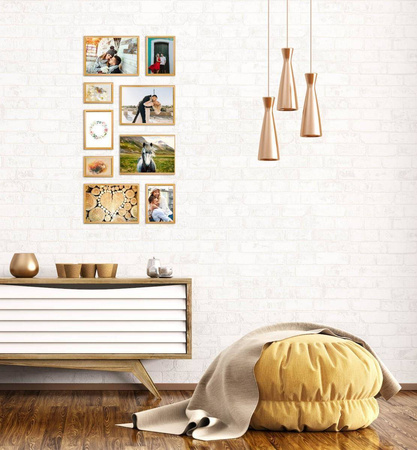 Zestaw złotych ramek galeria Z GF0004