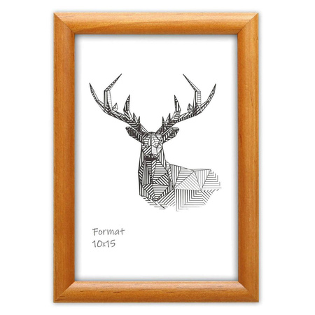 Ramka drewniana na zdjęcia EKO 31N 10x15 cm