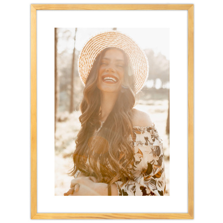 Naturalna ramka drewniana na zdjęcia PINIA 0 30x40 cm