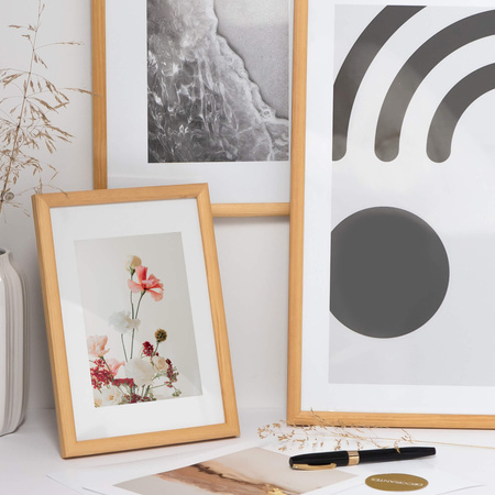 Naturalna ramka drewniana na zdjęcia EKO 0N 9x13 cm